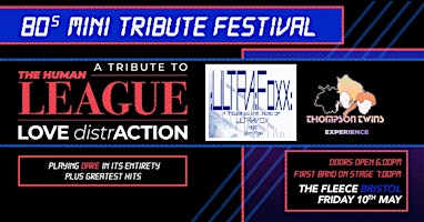 Imagem principal do evento 80s Mini Tribute Fest: Tributes to Human League / Ultravox / Thompson Twins