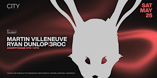 Imagem principal do evento White Rabbit: Martin Villeneuve, Ryan Dunlop b2b 3ROC