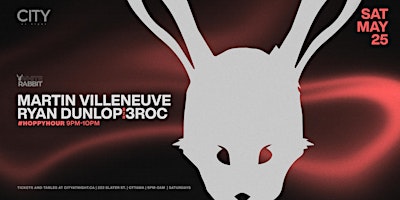 Imagen principal de White Rabbit: Martin Villeneuve, Ryan Dunlop b2b 3ROC