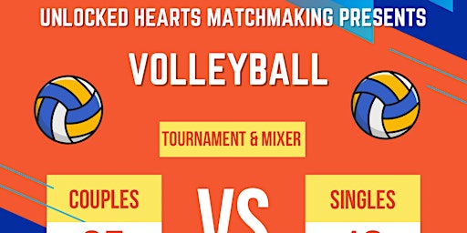 Imagem principal do evento Couples Vs. Singles Volleyball Tournament & Mixer