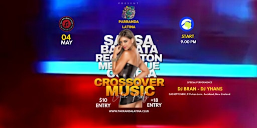 Imagem principal do evento Crossover Music Latin Party
