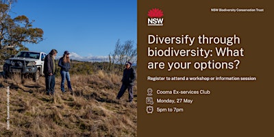 Hauptbild für Diversify through biodiversity: What are your options? Cooma info session