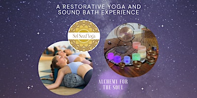 Ground Down & Rise Up; Restorative Yoga & Sound Bath primary image