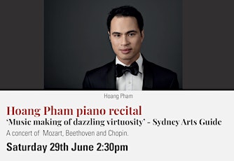 Hoang Pham piano recital at Opus30