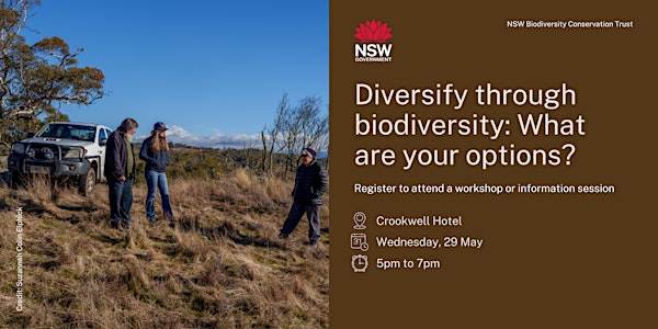 Diversify through biodiversity: What are your options? Crookwell session