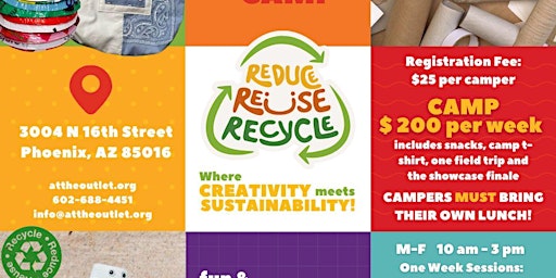 Reduce, Reuse, Recycle - Where Creativity Meets Sustainability - Session 2 primary image