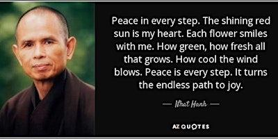 Mindfulness Book Club: Thich Nhat Hanh's Peace is Every Step primary image