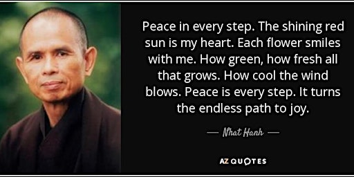 Mindfulness Book Club: Thich Nhat Hanh's Peace is Every Step primary image