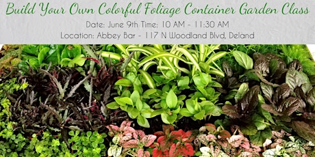 Build Your Own Colorful Foliage Container Garden Class