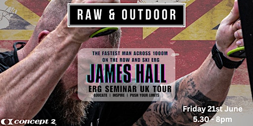 Imagem principal do evento James Hall Erg Seminar x Raw and Outdoor
