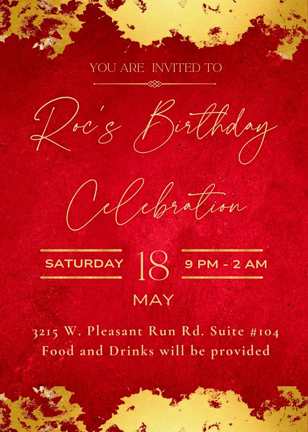 Roc’s Birthday Celebration