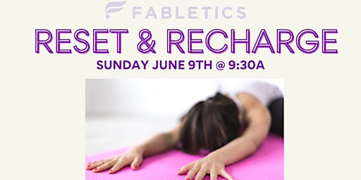 FREE Pilates Reset and Recharge primary image