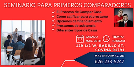 Image principale de Seminario para Primeros Compradores