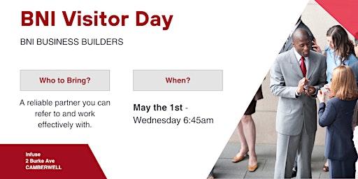 Imagem principal de BNI Visitor Day