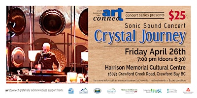 Imagem principal do evento Crystal Journey, a Sonic Sound Concert