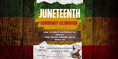 Primaire afbeelding van Juneteenth Community Celebration!