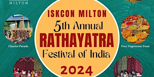 Primaire afbeelding van Festival of India - ISKCON Milton Rathayatra 2024