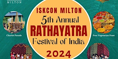 Image principale de Festival of India - ISKCON Milton Rathayatra 2024