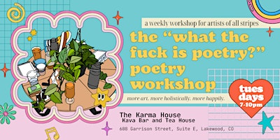 Primaire afbeelding van the "what the fuck is poetry?" poetry workshop