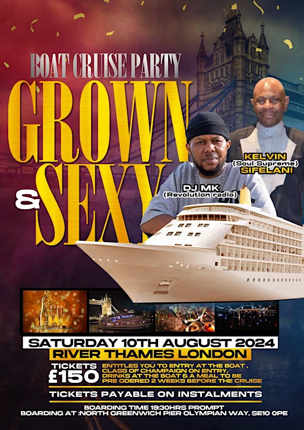 GROWN & SEXY BOAT CRUISE PARTY