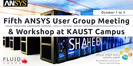 5th ANSYS User Group Meeting & Workshop at KAUST with Fluid Codes primary image