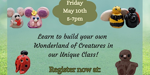 Critter Creations Class Fri May 10th primary image
