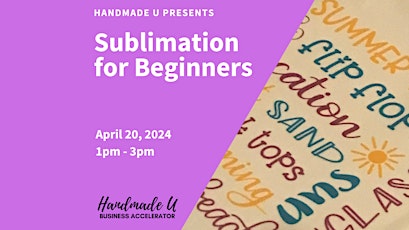 Sublimation for Beginners