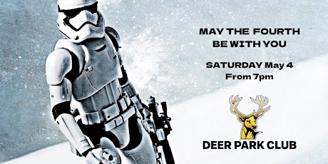 Image principale de (Cancelled) May The Fourth Be With You: STAR WARS Trivia [DEER PARK CLUB]