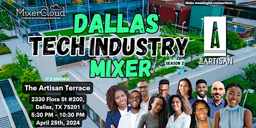 Hauptbild für Dallas Tech Industry Mixer by MixerCloud (It's Spring!)