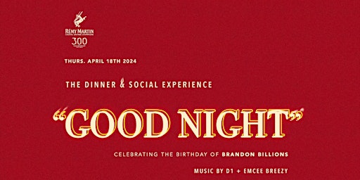 Imagen principal de GOODNIGHT  - The Dinner and social experience - Thursday April 18th @ Kissa