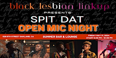 Primaire afbeelding van Spit Dat: Open Mic Night