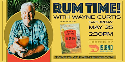 Imagem principal do evento Rum Time! with Wayne Curtis