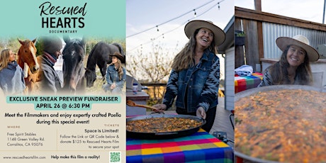 Rescued Hearts Film Fundraiser and Paella Night!