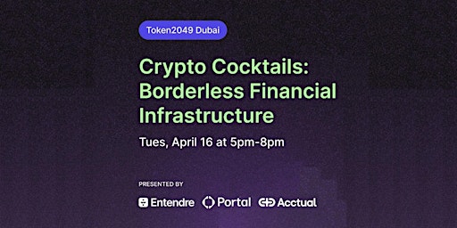 Imagem principal do evento Crypto Cocktails: Borderless Financial Infrastructure