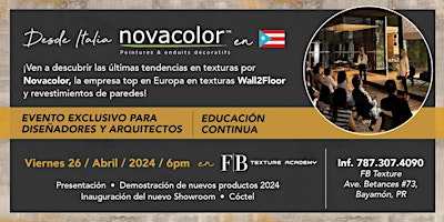 Imagem principal do evento Novacolor en Puerto Rico