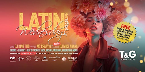 Imagen principal de LATIN Wednesdays at Tongue and Groove