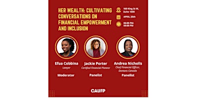 Immagine principale di Her Wealth:Cultivating Conversations on Financial Empowerment and Inclusion 