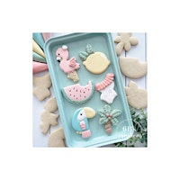 Flamingo Summer Cookie Decorating Class - with FREE DRINK! primary image