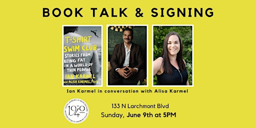 Imagem principal do evento Book Talk! Ian and Alisa Karmel's T-SHIRT SWIM CLUB