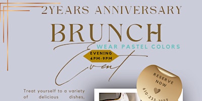 Our 2nd anniversary celebration brunch primary image