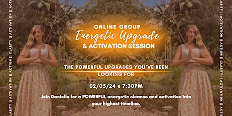 Group Energetic Upgrade & Activation Session
