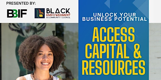 Image principale de Business Funding  for Black Business Owners + Networking FREE Event