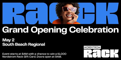 Primaire afbeelding van Nordstrom Rack Grand Opening at South Beach Regional