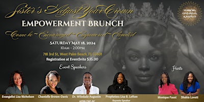 Primaire afbeelding van 2nd Annual Sisters Adjust Your Crown ~ Empower Brunch