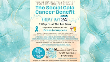 Image principale de The Social Gala Cancer Benefit