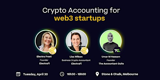 Primaire afbeelding van Crypto Accounting for Web3 Startups