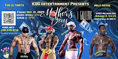 Imagem principal do evento The Ultimate Mother's Day Male Revue