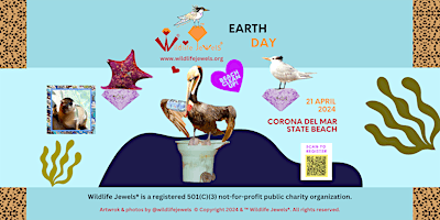 Wildlife Jewels® Earth Day Corona del Mar Beach Cleanup primary image