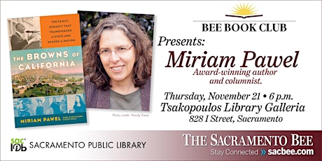 Bee Book Club presents: author Miriam Pawel, 'The Browns of California' primary image