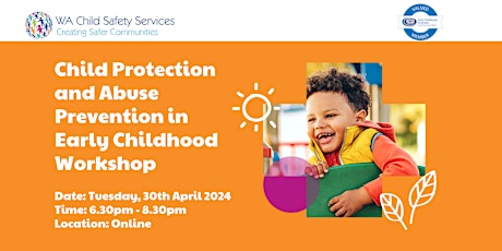 Primaire afbeelding van WACSS Child Protection and Abuse Prevention in Early Childhood Workshop